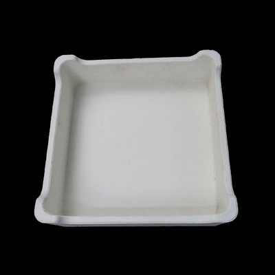 온도 내성 오븐 연소 백색 트레이 2.0-2.75g/cm3 밀도 및 부드러운 표면