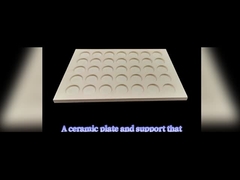 반열성 코르디에라이트 세터 플레이트 열 충격 저항성 파우더 금속공학