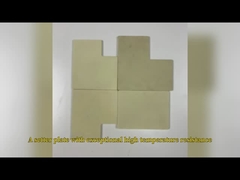 가공 가능한 노란색 지르코늄 산화물 세라믹 판 착용 저항